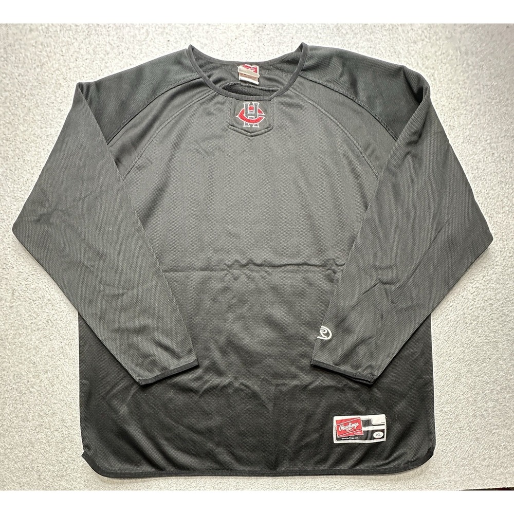 Harrison Central Sweater Adult Extra Large Black Sports Fleece Rawlings Mens